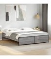 vidaXL Bed Frame without Mattress Grey Sonoma 200x200 cm