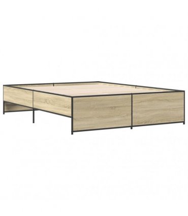 vidaXL Bed Frame without Mattress Sonoma Oak 160x200 cm