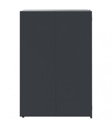vidaXL Wheelie Bin Storage for 5 Bins Anthracite 345x79x117 cm Steel
