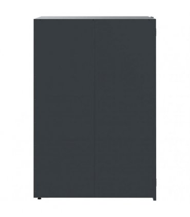 vidaXL Wheelie Bin Storage for 6 Bins Anthracite 414x79x117 cm Steel