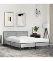 vidaXL Bed Frame without Mattress Grey Sonoma 120x200 cm