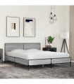 vidaXL Bed Frame without Mattress Grey Sonoma 150x200 cm