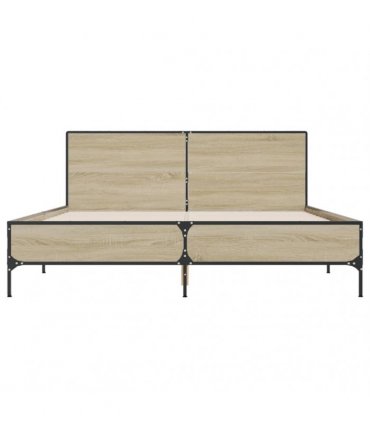 vidaXL Bed Frame without Mattress Sonoma Oak 160x200 cm