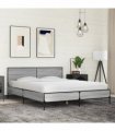 vidaXL Bed Frame without Mattress Grey Sonoma 160x200 cm
