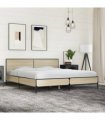 vidaXL Bed Frame without Mattress Sonoma Oak 200x200 cm