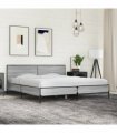 vidaXL Bed Frame without Mattress Grey Sonoma 200x200 cm