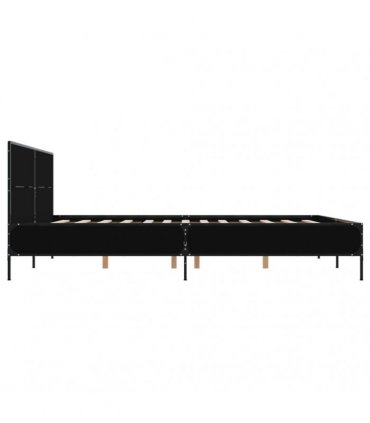 vidaXL Bed Frame without Mattress Black 120x190 cm