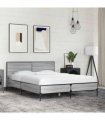 vidaXL Bed Frame without Mattress Grey Sonoma 140x190 cm