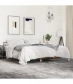 vidaXL Bed Frame without Mattress Smoked Oak 180x200 cm