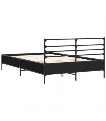 vidaXL Bed Frame without Mattress Black 120x190 cm