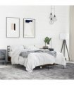 vidaXL Bed Frame without Mattress Smoked Oak 120x190 cm
