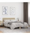 vidaXL Bed Frame without Mattress Sonoma Oak 140x200 cm