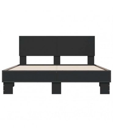 vidaXL Bed Frame without Mattress Black 120x190 cm
