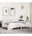 vidaXL Bed Frame without Mattress Grey Sonoma 200x200 cm