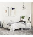 vidaXL Bed Frame without Mattress Grey Sonoma 150x200 cm
