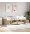 vidaXL Daybed with Drawers without Mattress Sonoma Oak 100x200 cm