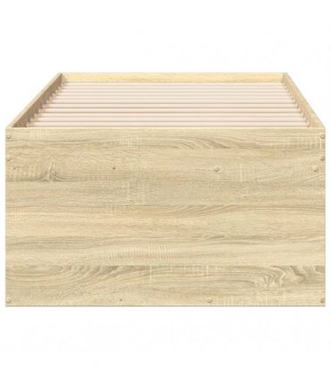 vidaXL Daybed with Drawers without Mattress Sonoma Oak 100x200 cm