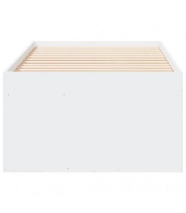vidaXL Daybed with Drawers without Mattress White 90x200 cm