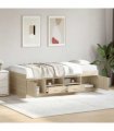 vidaXL Daybed with Drawers without Mattress Sonoma Oak 90x190 cm