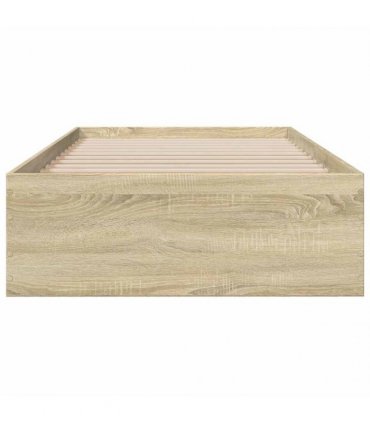 vidaXL Bed Frame with Drawers without Mattress Sonoma Oak 90x200 cm