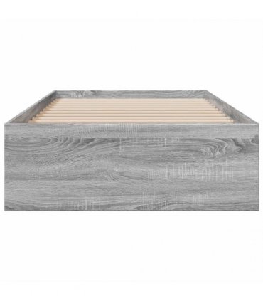vidaXL Bed Frame with Drawers without Mattress Grey Sonoma 90x200 cm
