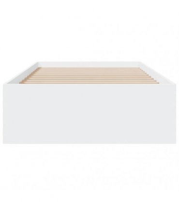vidaXL Bed Frame with Drawers without Mattress White 90x190 cm