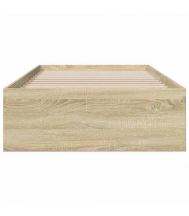 vidaXL Bed Frame with Drawers without Mattress Sonoma Oak 75x190 cm
