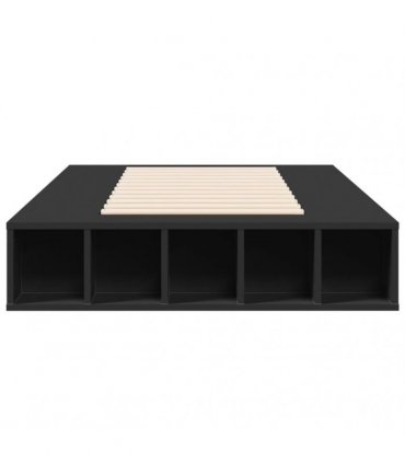 vidaXL Bed Frame without Mattress Black 90x190 cm