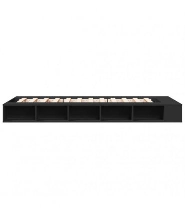 vidaXL Bed Frame without Mattress Black 90x190 cm