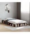 vidaXL Bed Frame without Mattress Brown Oak 75x190 cm