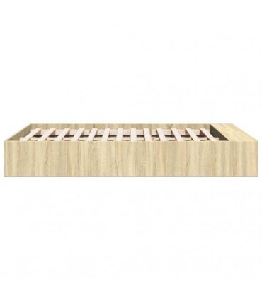 vidaXL Bed Frame without Mattress Sonoma Oak 120x190 cm