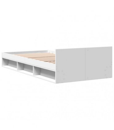 vidaXL Bed Frame with Drawer without Mattress White 90x190 cm