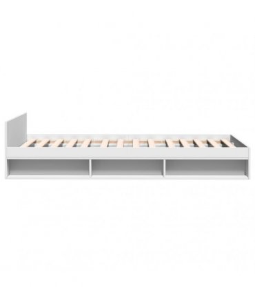 vidaXL Bed Frame with Drawer without Mattress White 90x190 cm