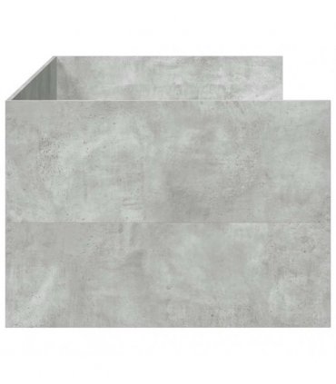 vidaXL Daybed with Drawers without Mattress Concrete Grey 100x200 cm