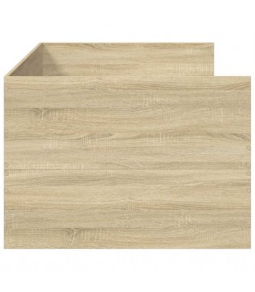 vidaXL Daybed with Drawers without Mattress Sonoma Oak 90x200 cm