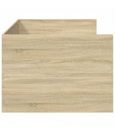 vidaXL Daybed with Drawers without Mattress Sonoma Oak 90x190 cm