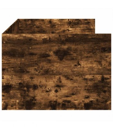 vidaXL Daybed with Drawers without Mattress Smoked Oak 90x190 cm