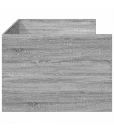 vidaXL Daybed with Drawers without Mattress Grey Sonoma 75x190 cm