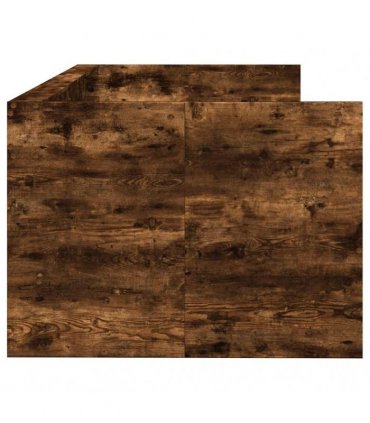 vidaXL Daybed with Drawers without Mattress Smoked Oak 100x200 cm