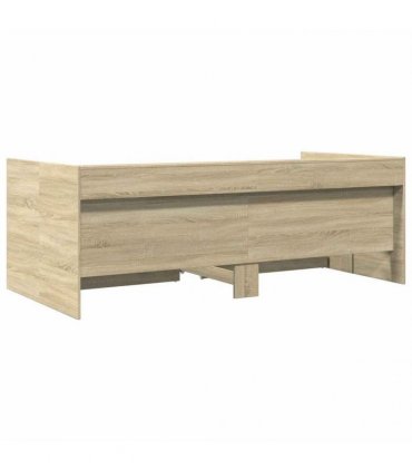 vidaXL Daybed with Drawers without Mattress Sonoma Oak 75x190 cm