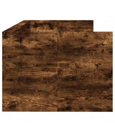 vidaXL Daybed with Drawers without Mattress Smoked Oak 75x190 cm