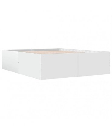 vidaXL Bed Frame without Mattress White 160x200 cm