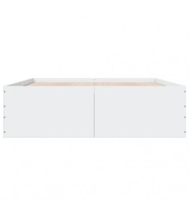 vidaXL Bed Frame without Mattress White 160x200 cm