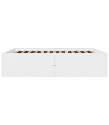 vidaXL Bed Frame without Mattress White 160x200 cm