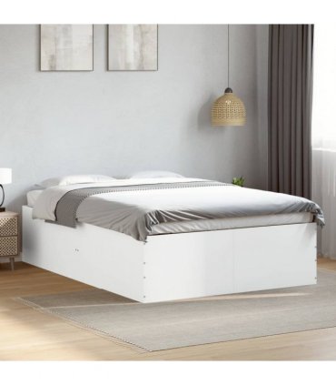 vidaXL Bed Frame without Mattress White 140x200 cm