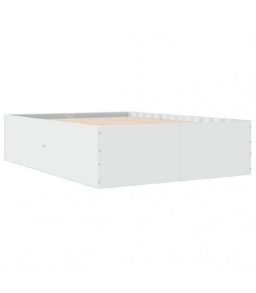 vidaXL Bed Frame without Mattress White 140x200 cm