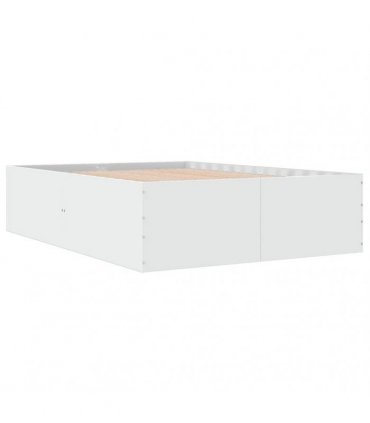 vidaXL Bed Frame without Mattress White 140x200 cm