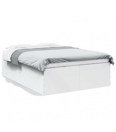 vidaXL Bed Frame without Mattress White 120x200 cm