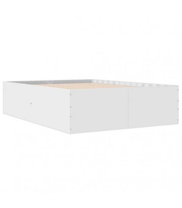 vidaXL Bed Frame without Mattress White 135x190 cm