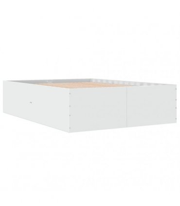 vidaXL Bed Frame without Mattress White 120x190 cm